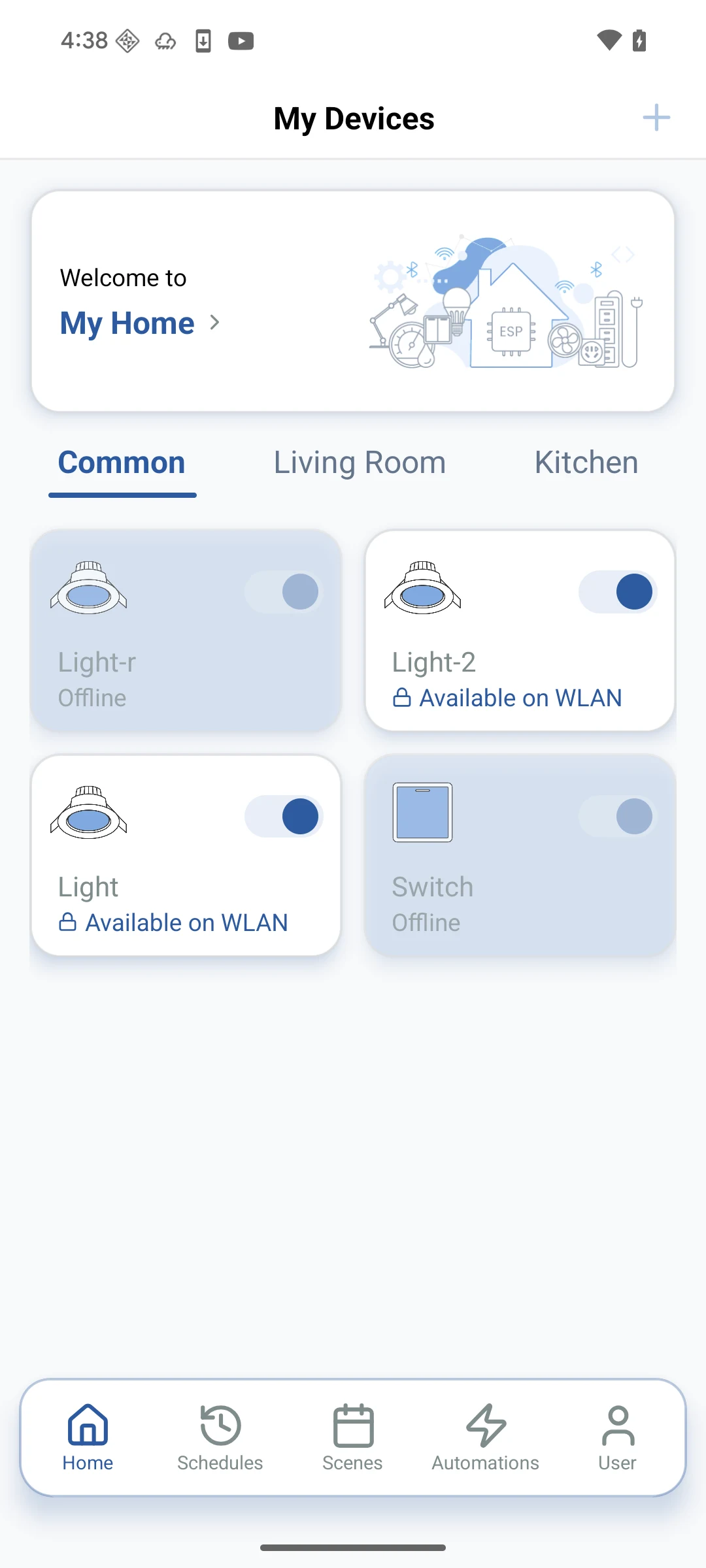 ESP RainMaker Home screenshot